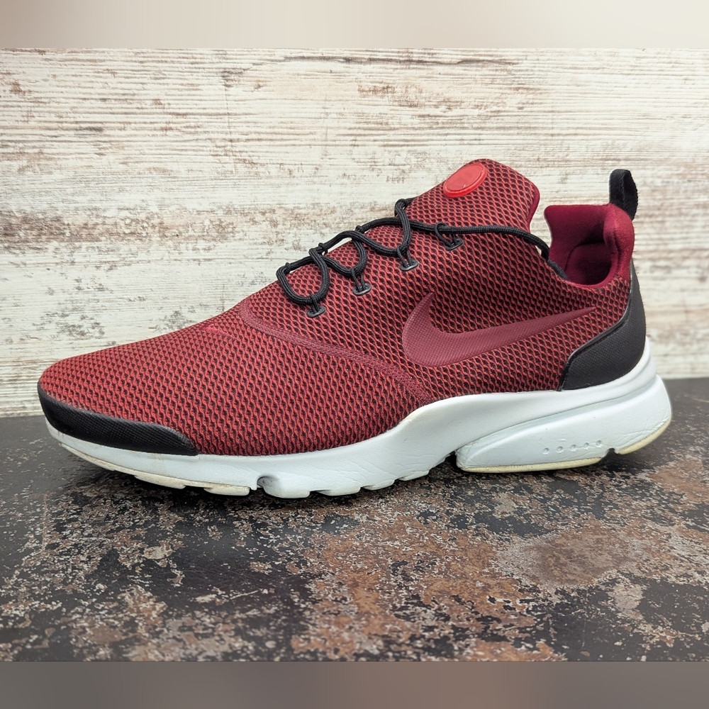 Mens Nike Presto Fly SE Running Shoes Sz 12 Used Red Mesh 908020 003